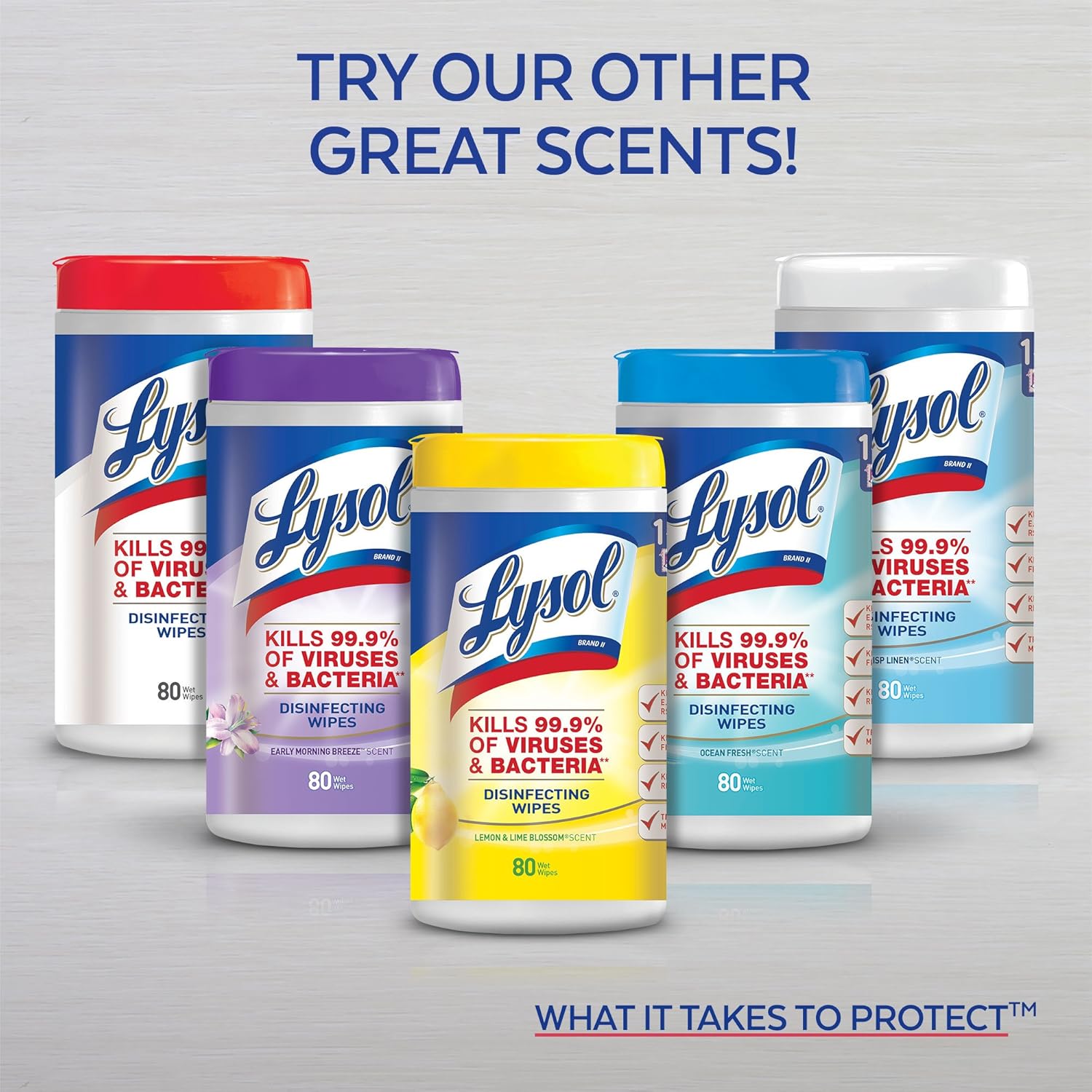 Lysol Disinfecting Wipes, Crisp Linen, 35ct, Crisp Linen, 35 Count (Pack of 1) - Image 7
