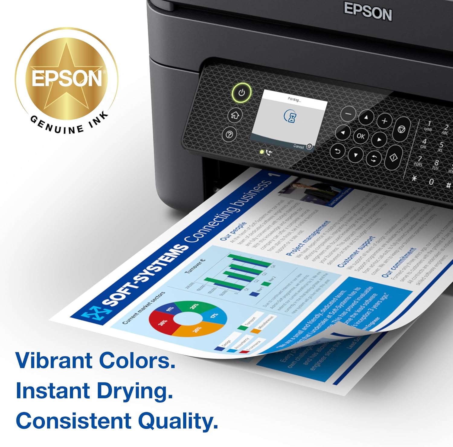 EPSON 232 Claria Ink Standard Capacity Black & Color Cartridge Combo Pack (T232120-BCS) Works with WorkForce WF-2930 ,2950 and Expression XP-4200, 4205 - Image 4