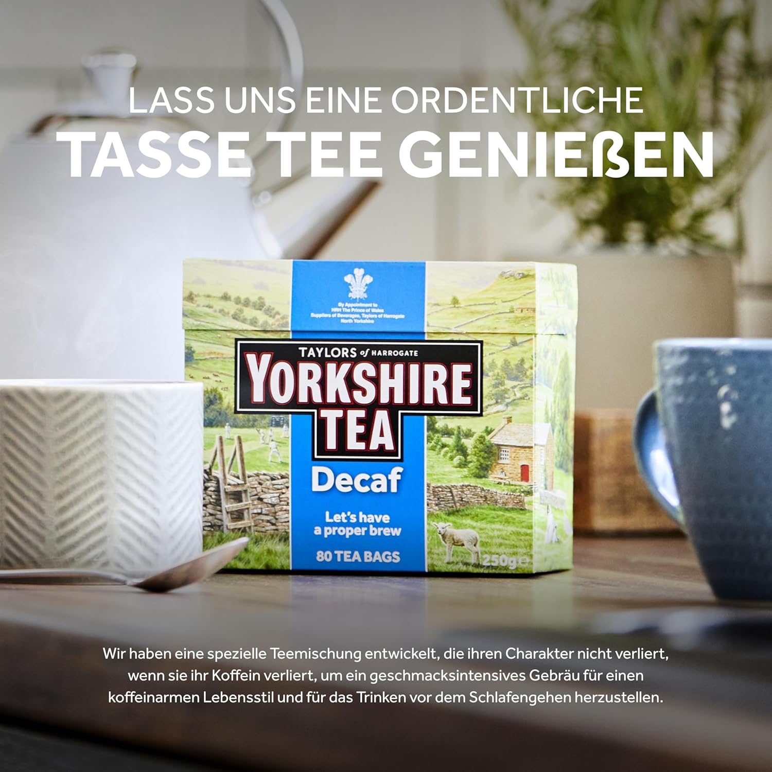 Yorkshire Decaffeinated Tea, 80 Teabags - Image 6