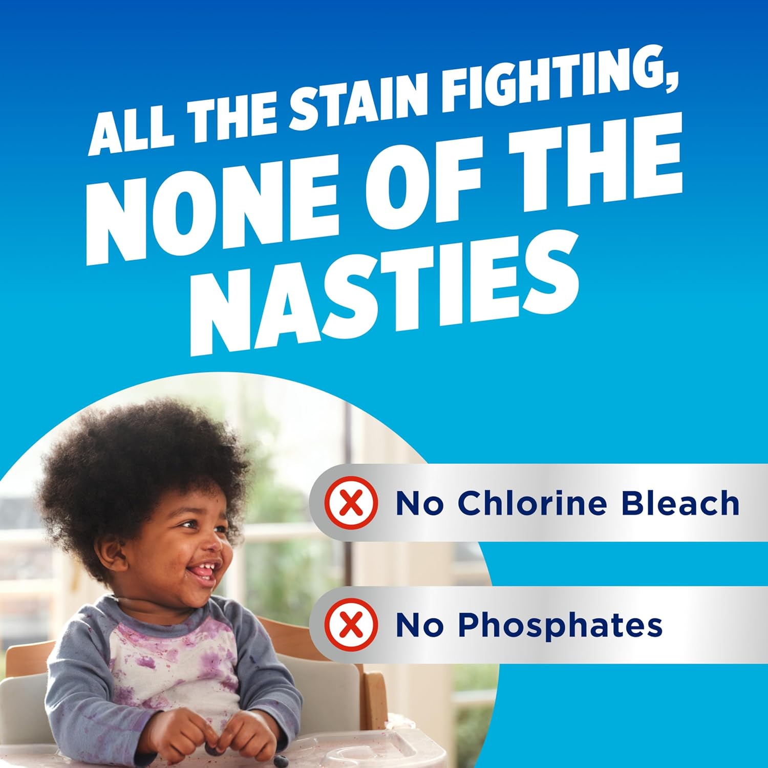OxiClean Max Force Advanced Stain Remover Power Paks, Color-Safe, Bleach-Free Kids and Baby Essential, Use with Detergent to Remove Messy Stains like Berries, Juice, Mud, Grass, 24 Count - Image 7