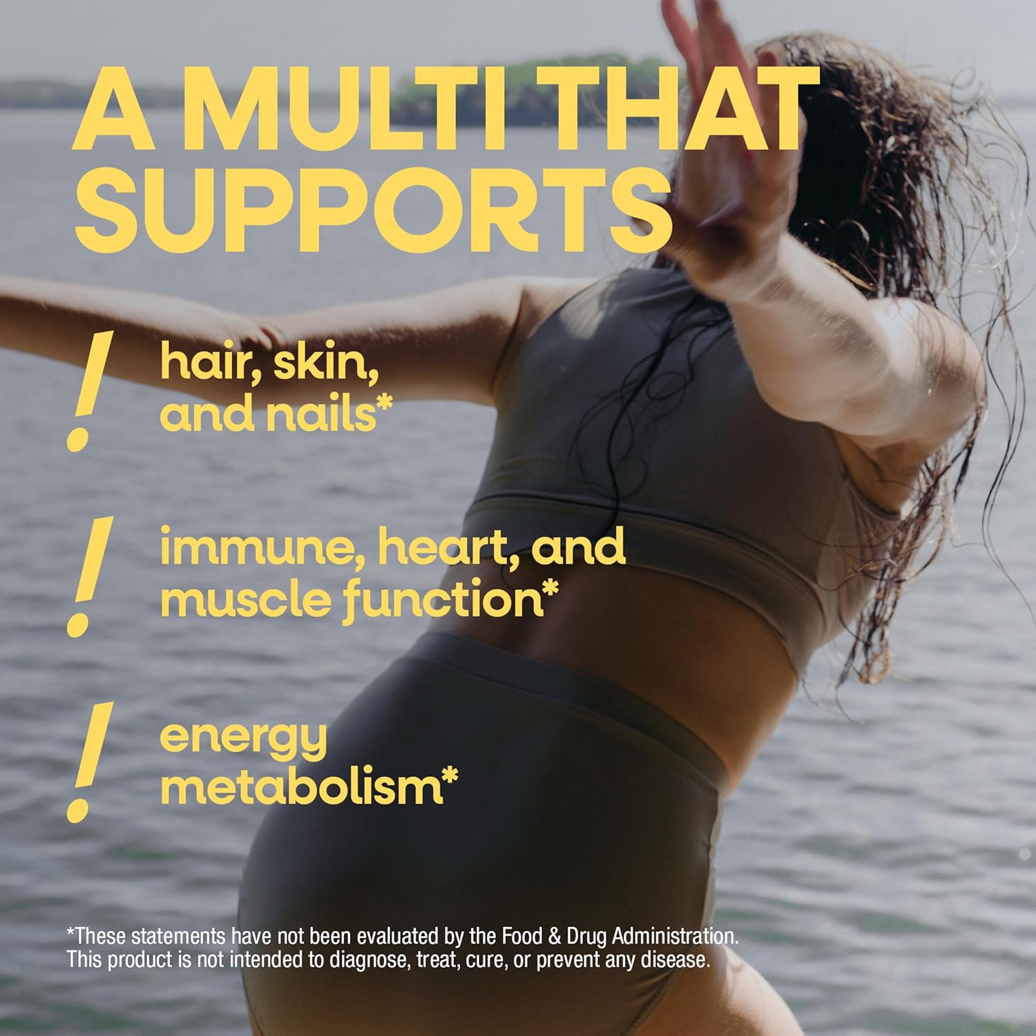 Nature's Way Alive! Women’s Multivitamin Gummy, Daily Chewable Multivitamins for Women, Vitamins A, C, D3, E, B-Vitamins, Supports Immune, Heart, & Muscle Function*, Mixed Berry Flavored, 150 Gummies - Image 3