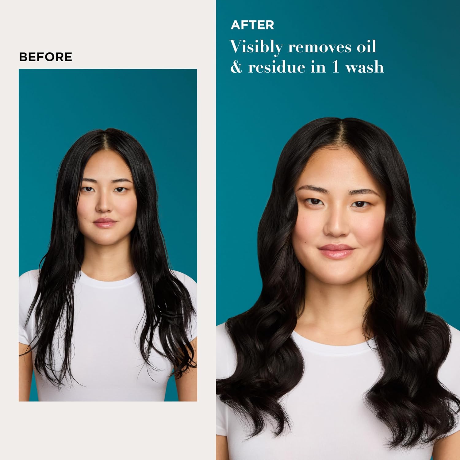 OGX Clarifying Strength + Rosemary Mint Shampoo, Clarifying Shampoo for Oily Hair Visibly Helps Remove Oil & Residue to Clear Away Buildup, Sulfate-Free Surfactants, 13 fl. oz - Image 5