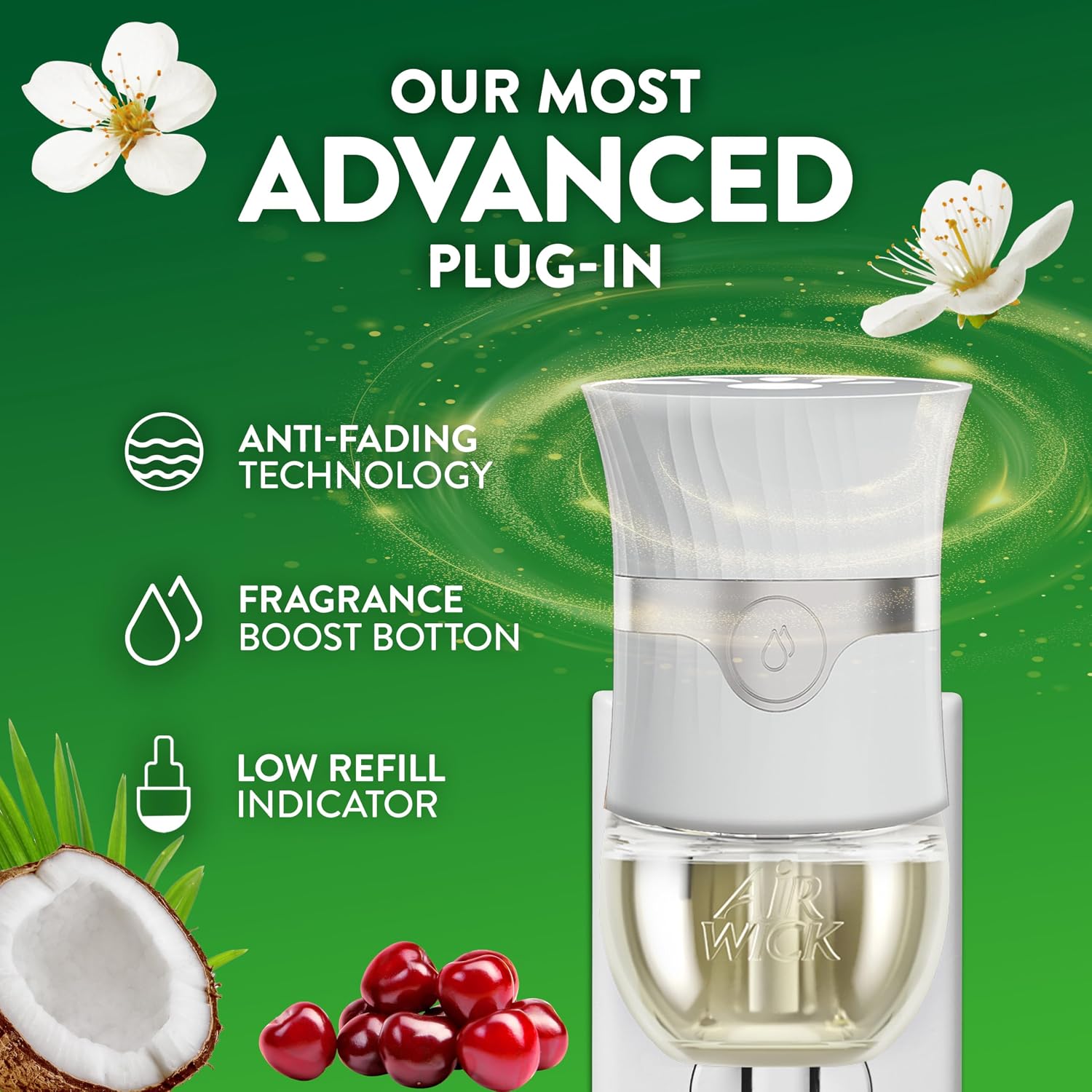 Air Wick Plug in Scented Oil Refill, 2ct, Paradise Retreat, Air Freshener, Essential Oils - Image 6