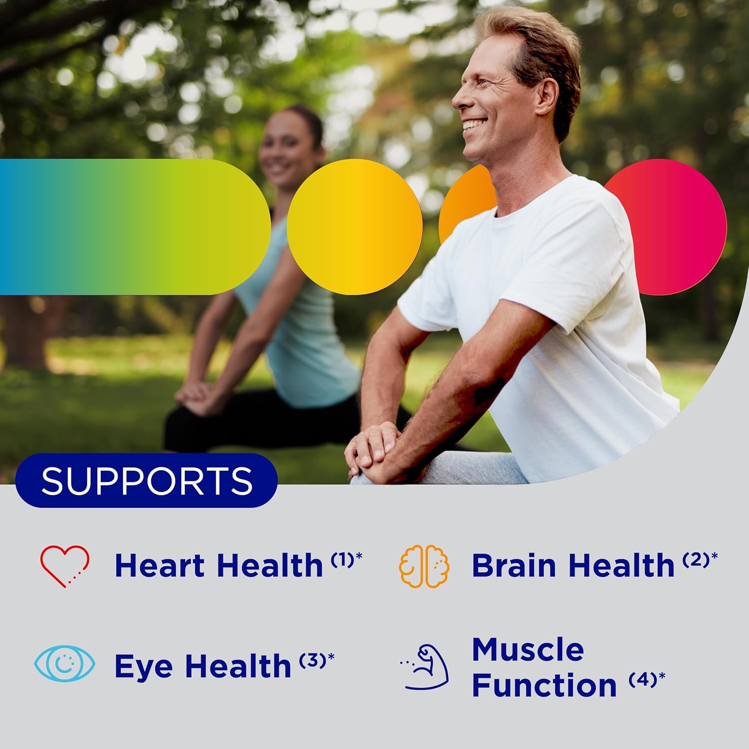 Centrum Minis Silver Multivitamin for Men 50 Plus, Multivitamin/Multimineral Supplement, Vitamin D3, B-Vitamins and Zinc, Non-GMO Ingredients, Supports Memory and Cognition in Older Adults - 280 Ct - Image 3