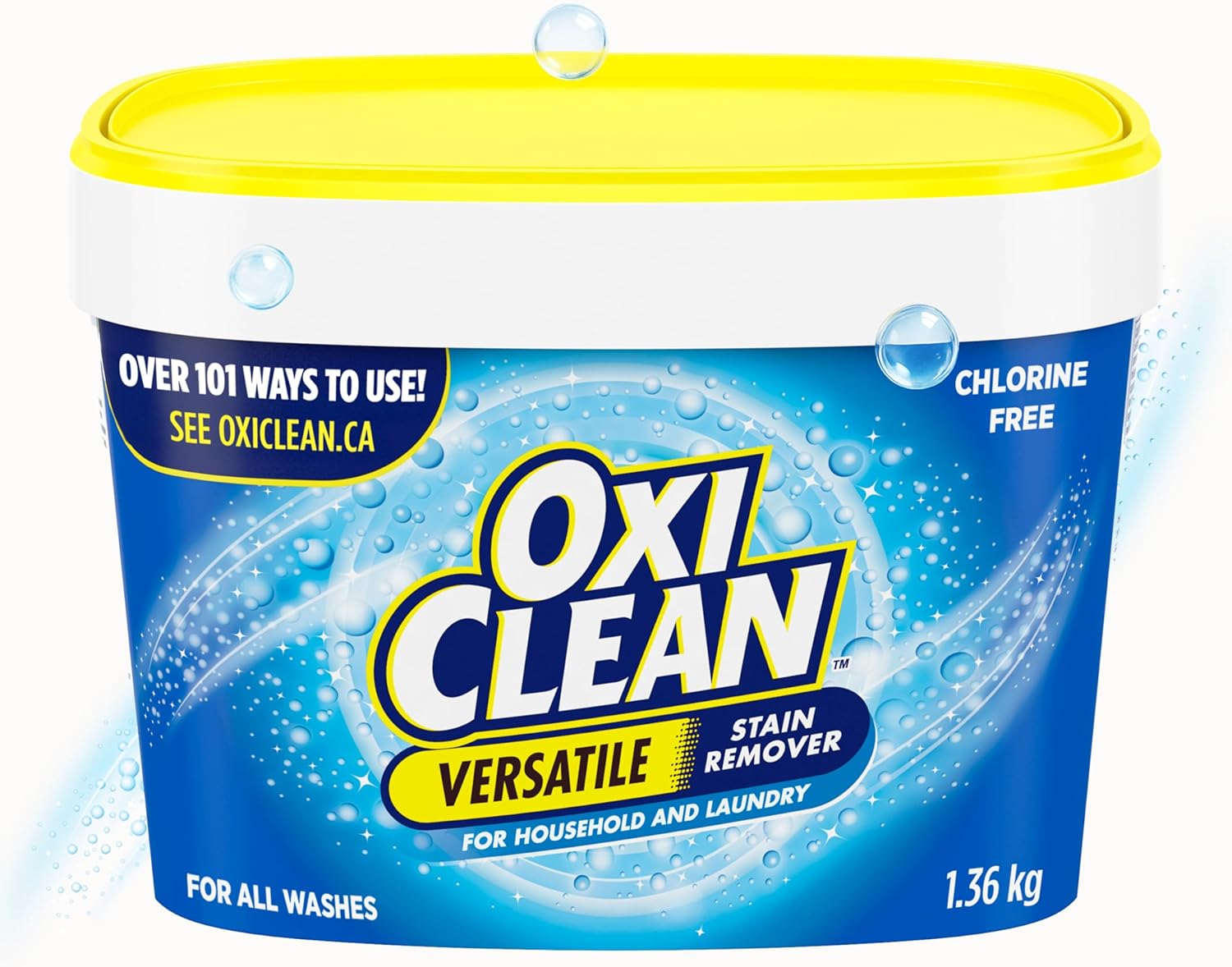 OxiClean Verstaile Stain Remover for Household and Laundry - 64 Loads (for All Machines Including He) - Image 2