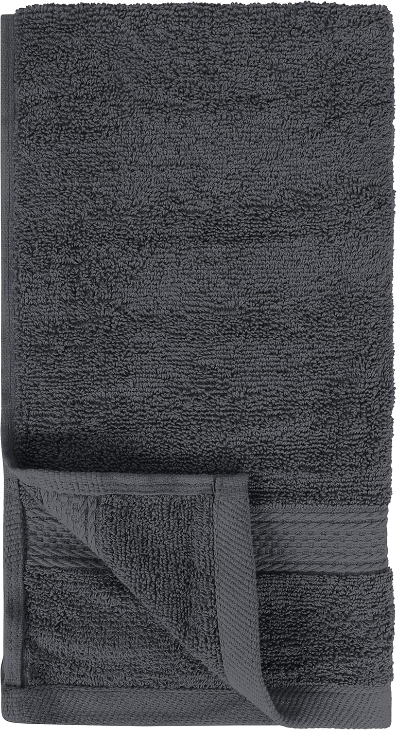 Utopia Towels 6 Pack Premium Hand Towels Set, 16 by 28 inches, 100% Ring Spun Cotton, Ultra Soft and Highly Absorbent 600GSM Towels for Bathroom, Gym, Shower, Hotel, and Spa, Grey - Image 6