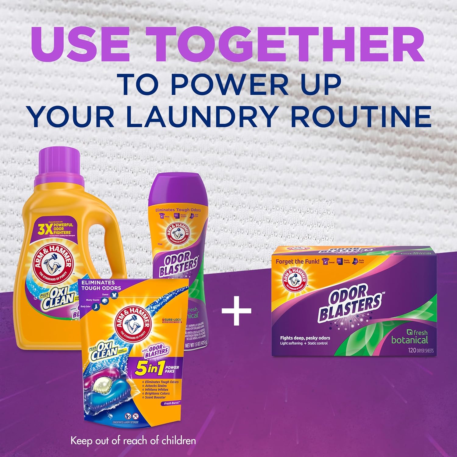 Arm & Hammer Odor Blaster Sheets Fresh Burst 80ct - Image 7