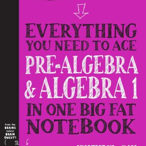 Everything You Need to Ace Pre-Algebra and Algebra 1 in One Big Fat Notebook