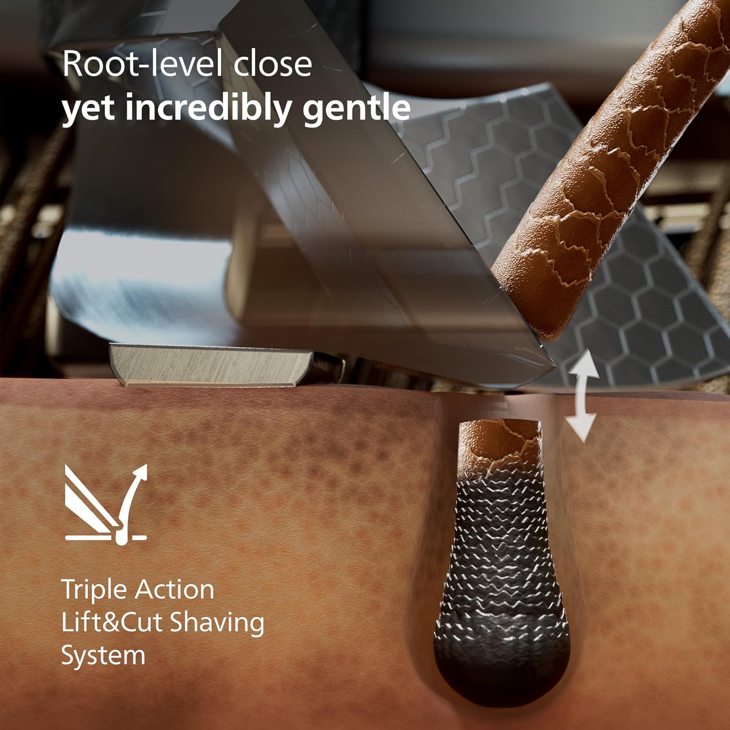 Philips Norelco Shaver i9000 Prestige Ultra, Wet & Dry Electric Shaver, Dark Slate, SenseIQ Pro Technology, Triple Lift & Cut System, 360 Rotating NanoTech Precision Blades, Quick Clean Pod, XP9402/86 - Image 4