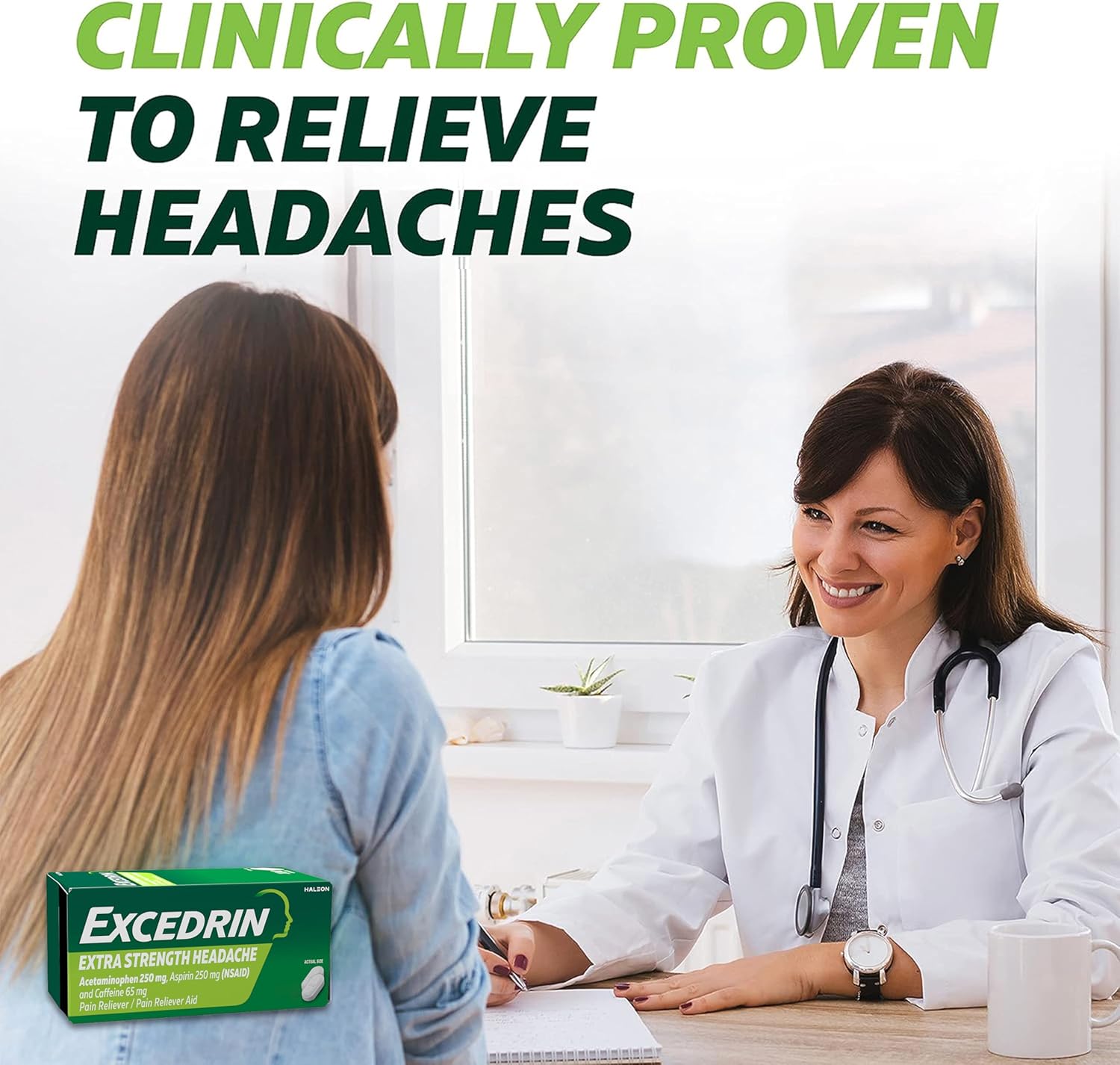 Excedrin Extra Strength Pain Relief Caplets – Headache Relief – 100 Count - Image 7