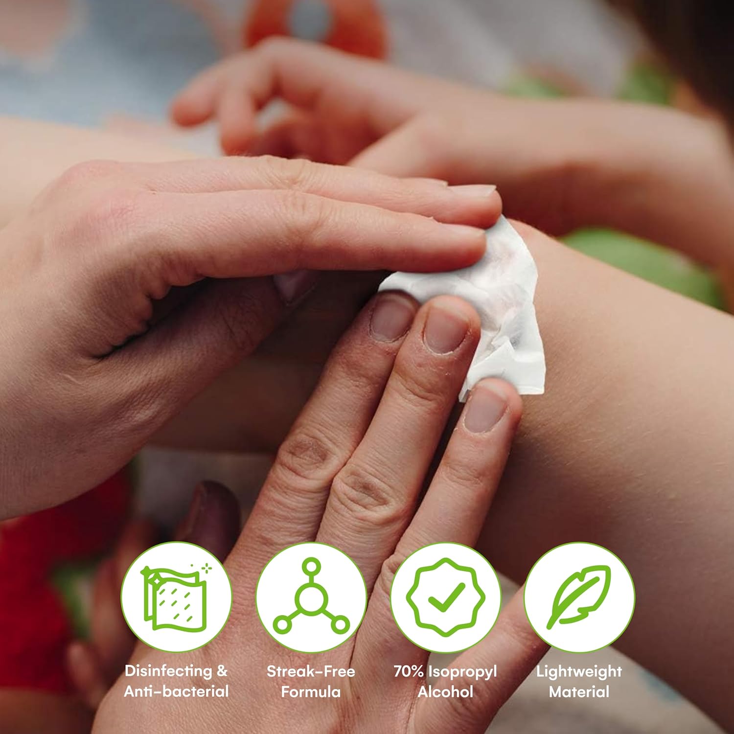Care Touch Alcohol Wipes Individually Wrapped - Prep Pads with 70% Isopropyl Alcohol, Great for Home, Medical & First Aid Kits Sterilized, Antiseptic 2-Ply Swabs 400 Count - Image 5