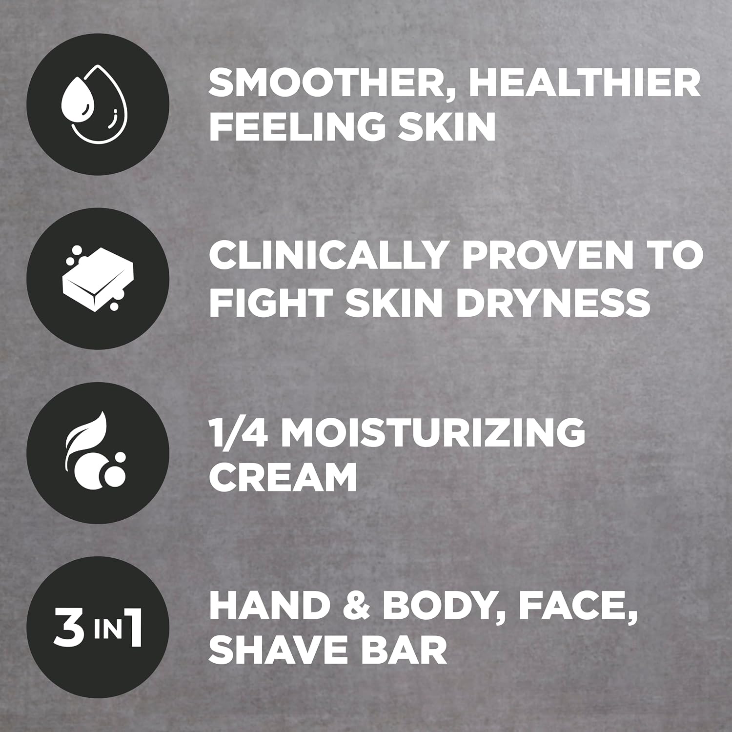 DOVE MEN + CARE Hidratante Coco + Cítricos Hand & Body Face + Shave Bar 6 Count for Hydrated Skin 3.75 oz - Image 5
