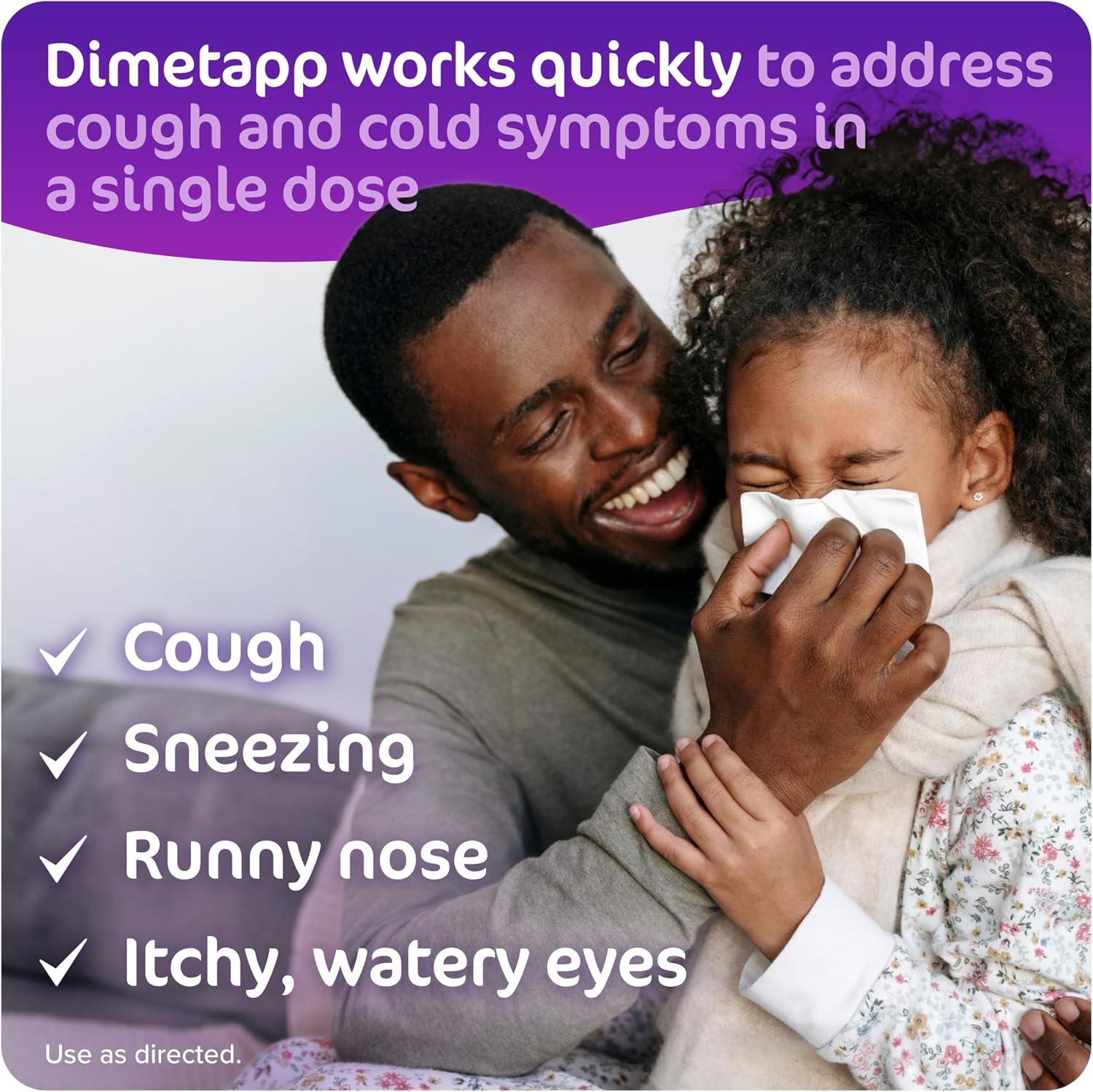 Children's Dimetapp Cold & Cough Value Pack, Antihistamine, Kids Cough Medicine, Grape Flavor, (2) 4 Oz Bottles – Packaging May Vary. - Image 3