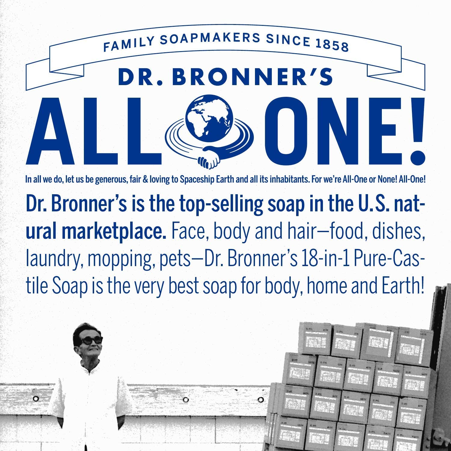 Dr. Bronner's Pure-Castile Magic Bar Soap (5 oz Variety Pack) Almond, Unscented, Lavender, Peppermint, Citrus, Rose, Tea Tree, & Eucalyptus - Made with Regenerative Organic Certified Oils, Vegan - Image 7