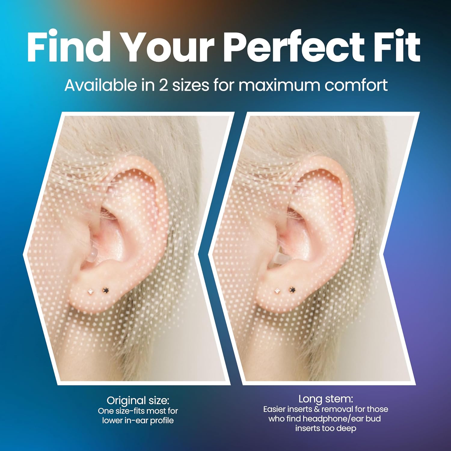 High Fidelity Ear Plugs for Hearing Protection - Discreet, Clear Ear Plugs for Concerts, Festivals & Noisy Events - Up to 18dB Background Noise Reduction Rave Earplugs - Comes with Aluminum Case - Image 9