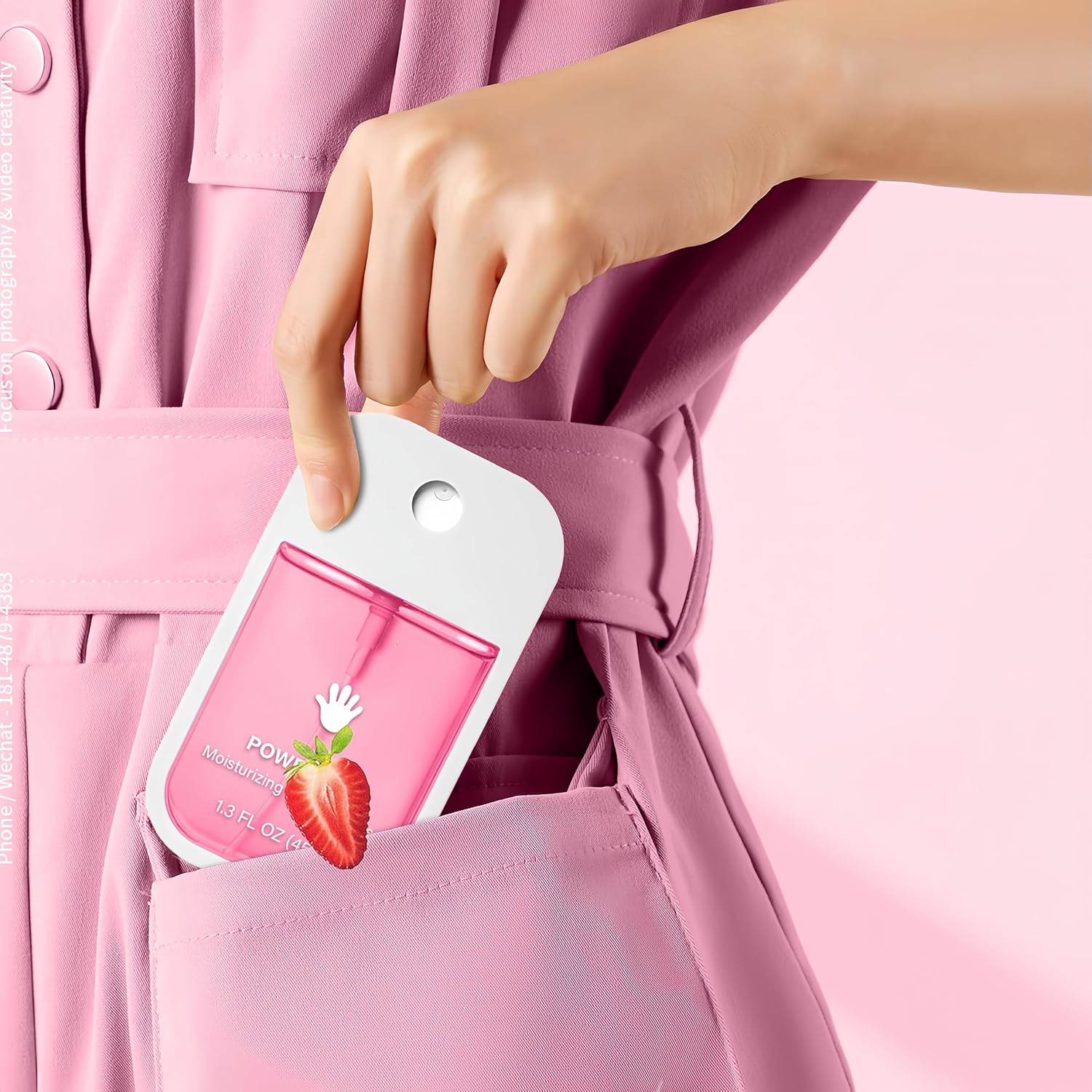 2pcs Hand Sanitizer Spray, Portable Power Mist Hydrating Hand Sanitizers Spray Travel Size, Pocket Hand Sanitizer Multi-Flavor Cleanses Your Hands - Image 6