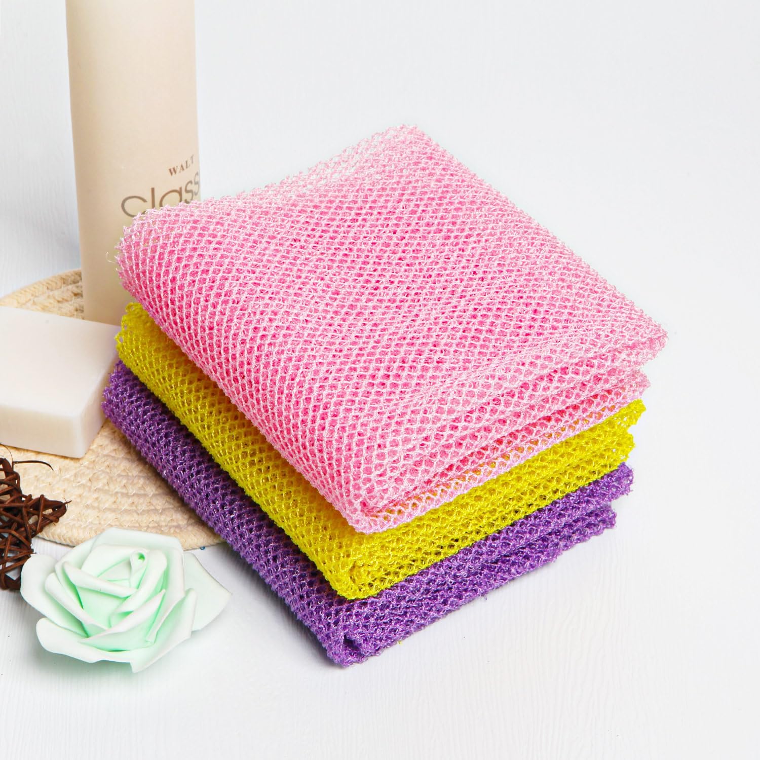 African Net Sponge African Exfoliating Net African Bath Sponge African Scrubbing Long Net Rag African Wash Net Shower Body Scrubber - Image 5