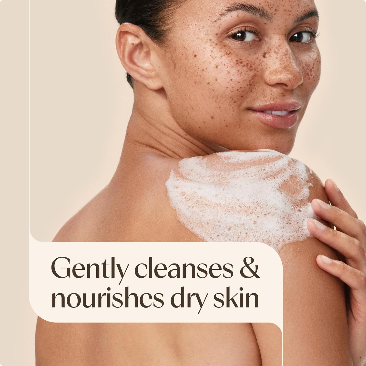 Aveeno Daily Moisturizing Body Wash Cleanser & Shaving Gel for Men & Women, Clean-Rinsing for Softer & Smoother Skin, Gentle & Lightly Scented, 18 fl. Oz, Pack of 2 - Image 4