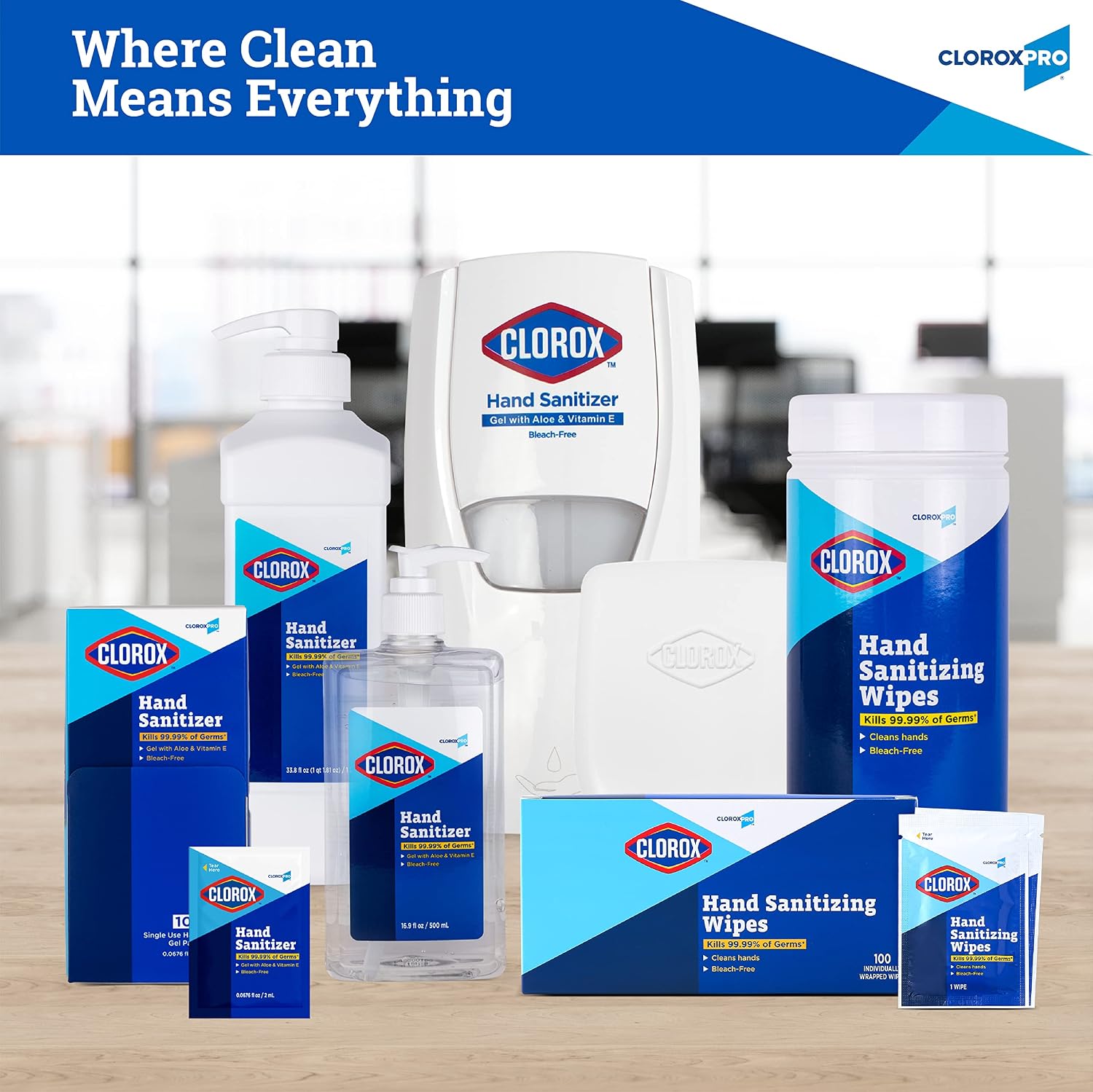 Clorox Pro Alcohol Free Hand Sanitizer Wipes with BZK, Gentle Bleach-Free Sanitizing Wipes for Hands - 0.13% BZK Formula, FDA Registered, Resealable Bulk Canister, 270 Count - Image 6