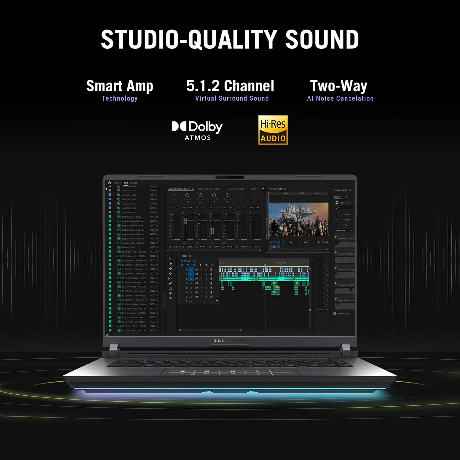 ASUS ROG Strix G16 (2025) Gaming Laptop, 16” ROG Nebula Display 16:10 2.5K 240Hz/3ms, NVIDIA® GeForce RTX™ 5070 Laptop GPU, Intel® Core™ Ultra 9 275HX, 32GB DDR5, 2TB Gen 4 SSD, Wi-Fi 7, Win 11 Pro - Image 7