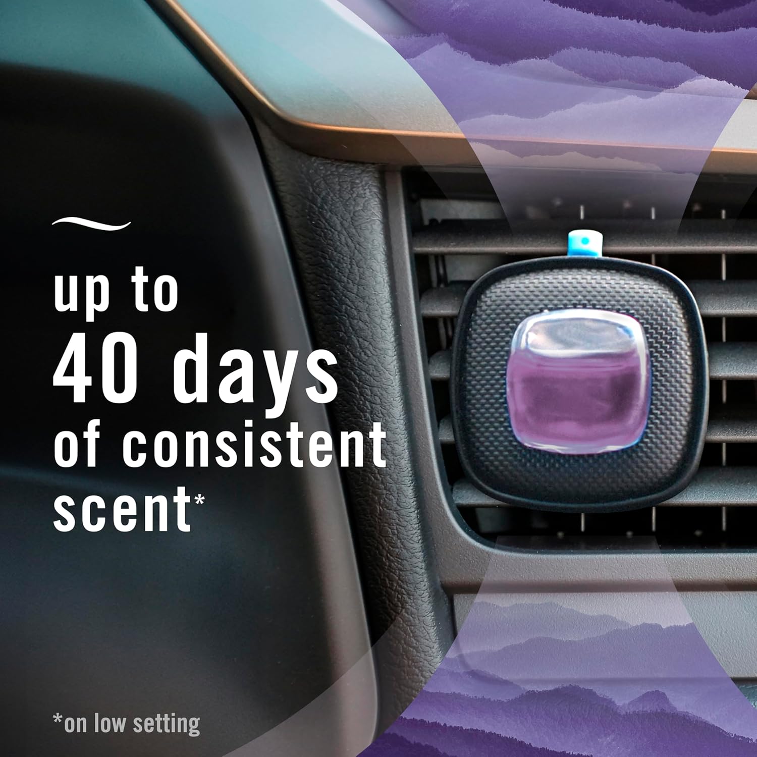Febreze Car Mountain Scent Air Freshener Vent Clip, .07 oz, 2 Count - Image 4