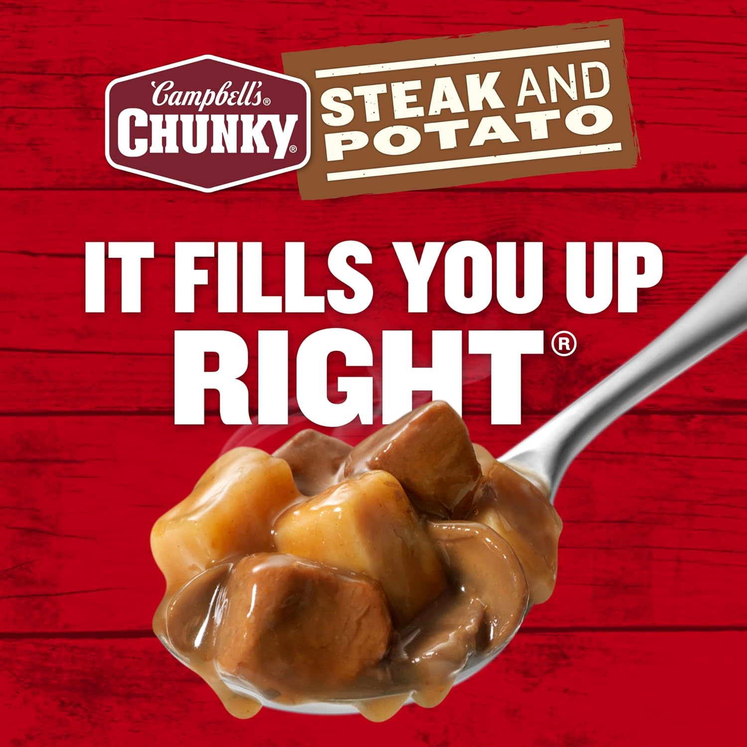 Campbell’s Chunky Soup, Steak And Potato Soup, 18.8 Ounce Can - Image 8