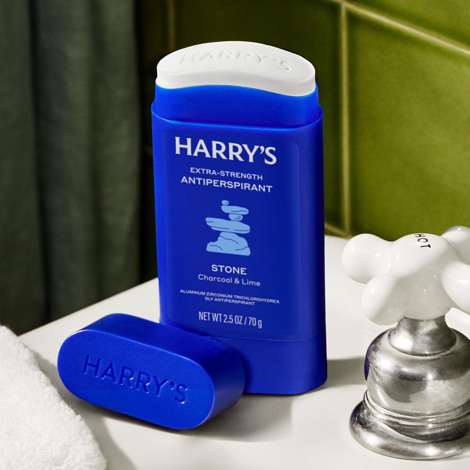 Harry's Extra-Strength Antiperspirant Deodorant, Sweat & Odor Control Antiperspirant for Men, Stone, 2.5 oz Pack of 3 - Image 3