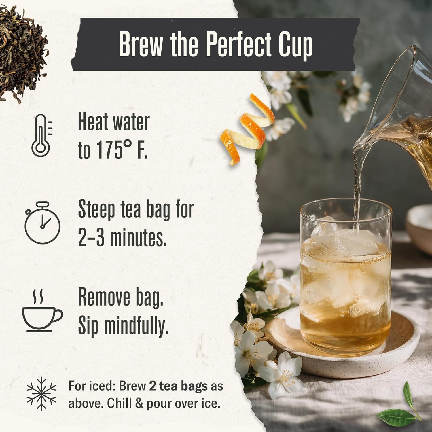 Numi Organic Green Tea with Jasmine, 100 Green Tea Bags with Real Jasmine - Image 6
