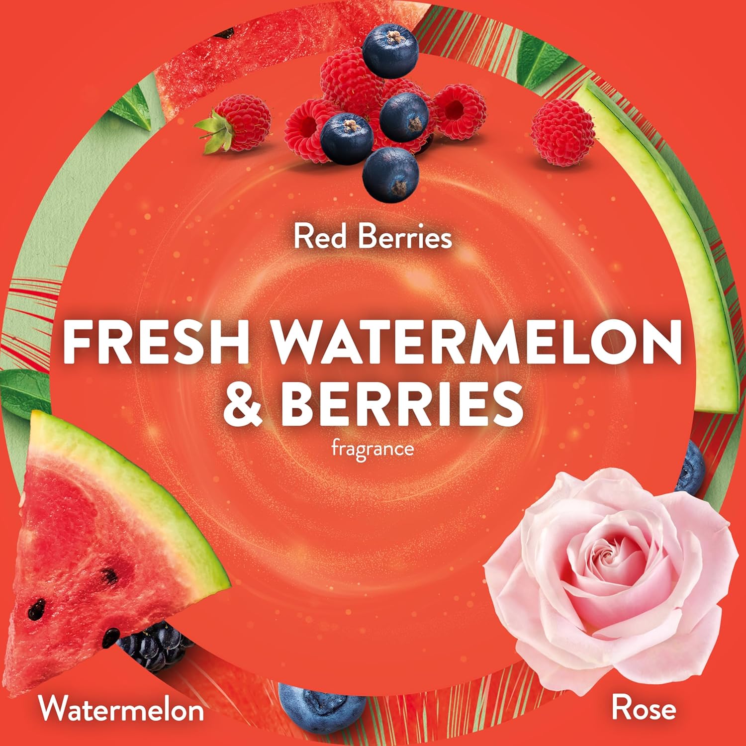 Air Wick Plug-In Scented Oil Refills, 4 Count, Fresh Watermelon & Berries, Air Freshener, Essential Oils - Image 4