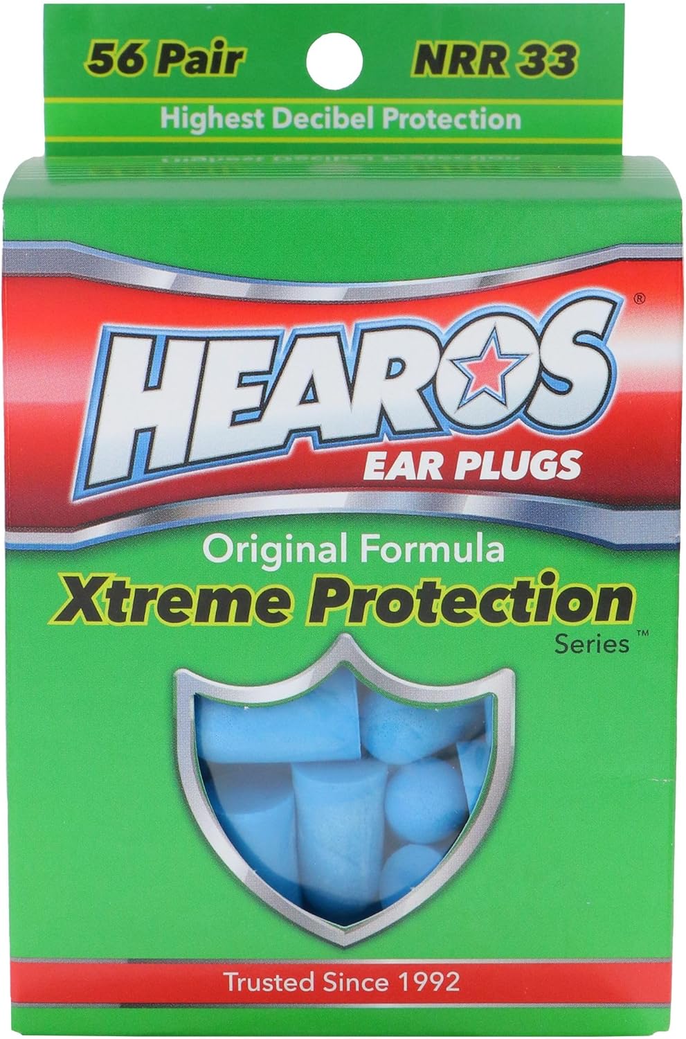 HEAROS Xtreme Protection Series Ear Plugs, Blue, 56 Pair - Image 2
