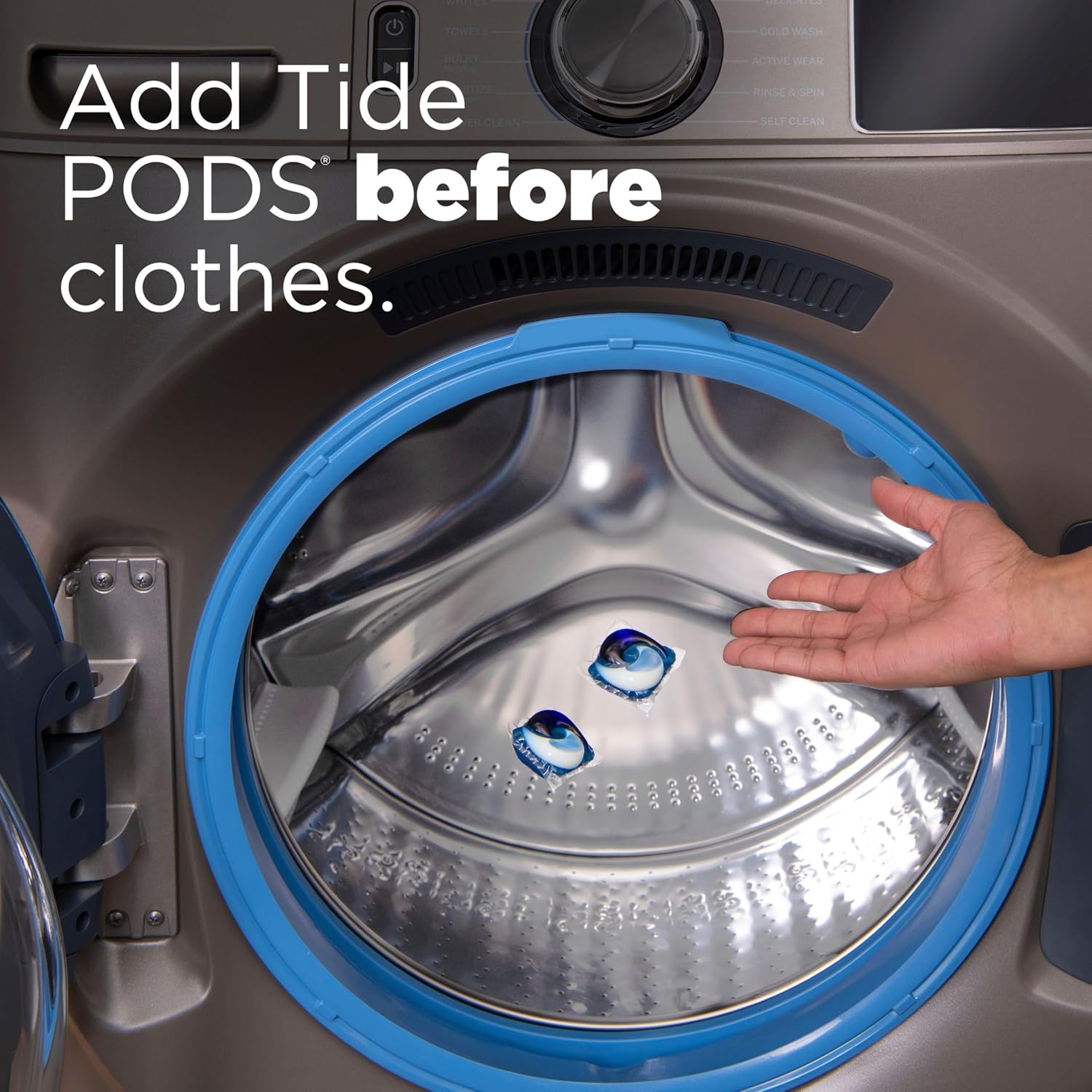 Tide PODS Laundry Detergent Soap with Downy 4-in-1 Stain Remover Freshness Softness Detergent pacs, April Fresh Scent, 57 Count - Image 10