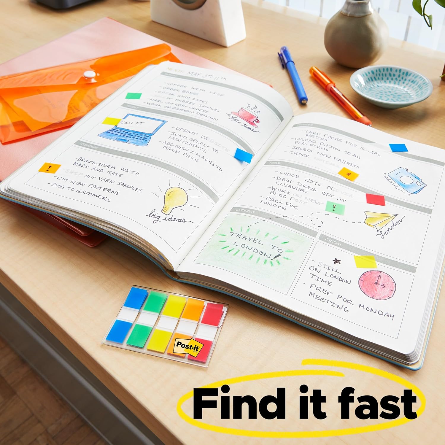 Post-it Flags and Tabs Value Pack, Ultimate Business and Study Pack, 956 Various Flags for Organization (683-AVP-SIOC) - Image 10