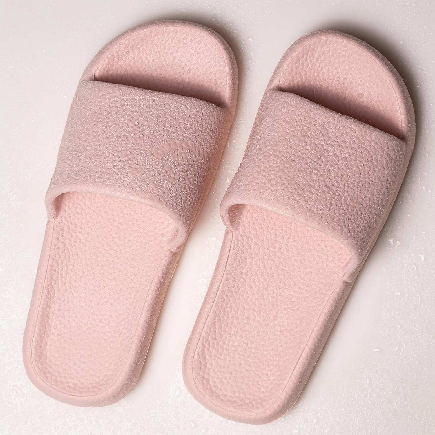 Happy Lily Shower Shoes for Women, Non-Slip Shower Slippers Quick-drying Material, Ultra-soft Lightweight Slide Sandals with Simple Style - Image 7