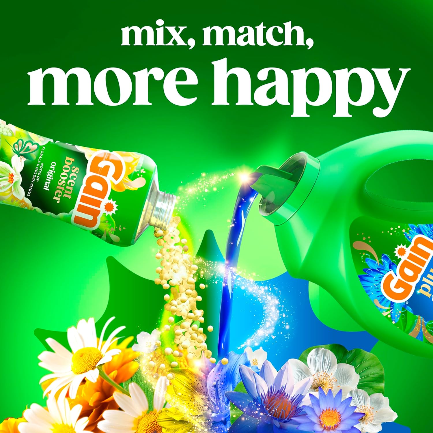 Gain Plus Liquid Laundry Detergent, Cleaner, Fresher, Now with Oxi, Waterfall Delight Scent, 170 fl oz, 129 Loads - Image 9