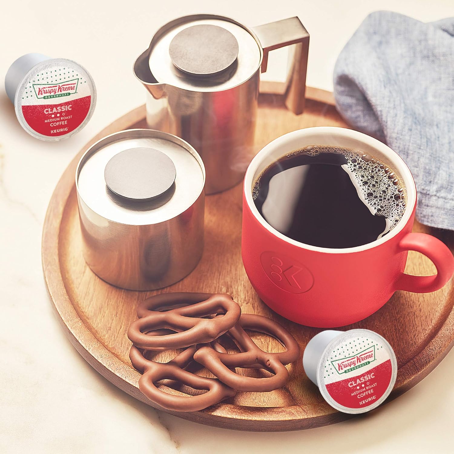 Krispy Kreme Classic Coffee, Keurig Single Serve K-Cup Pods, Medium Roast, 96 Count - Image 11