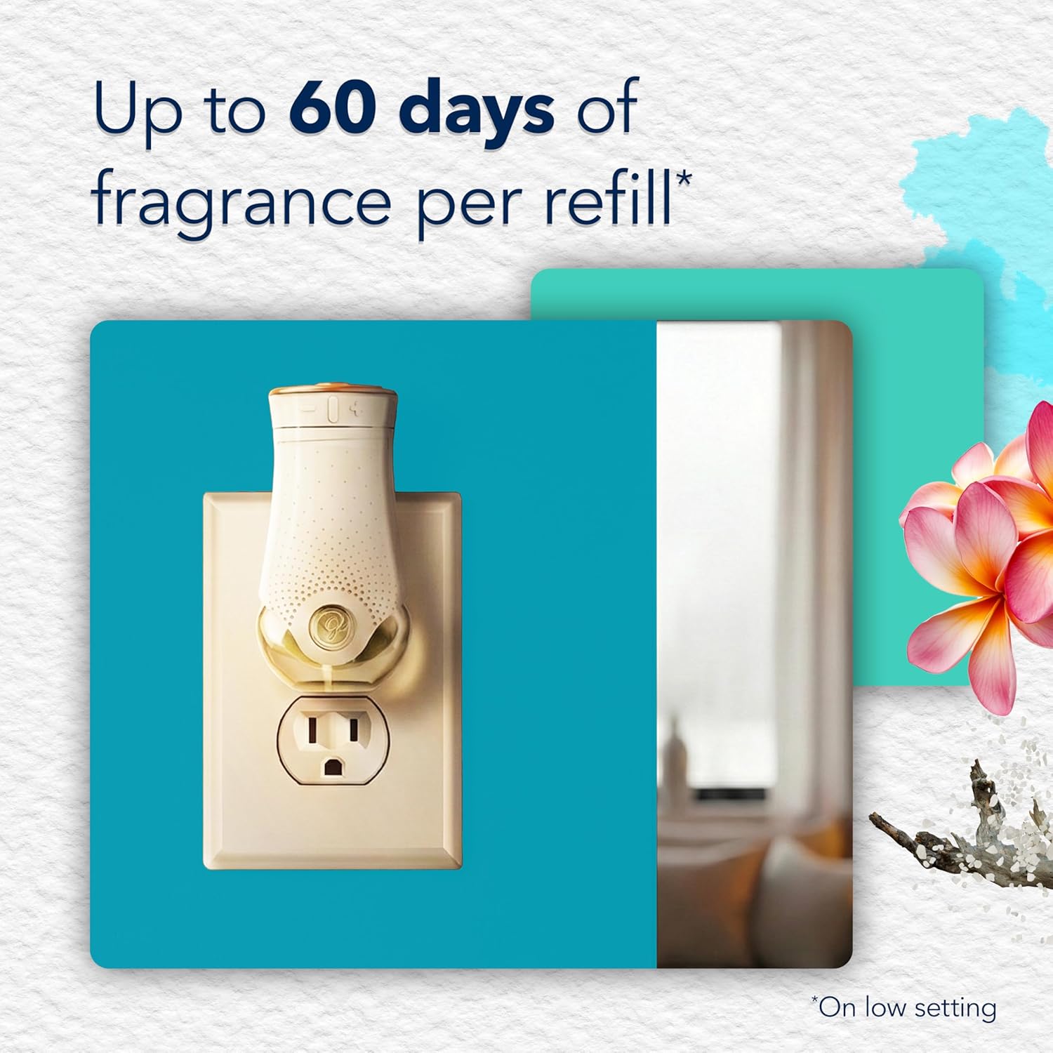 Glade PlugIns Refills Air Freshener, Aqua Waves and Sky & Sea Salt, Scented and Essential Oils for Home and Bathroom, 0.67 Fl Oz, 5 Count - Image 2