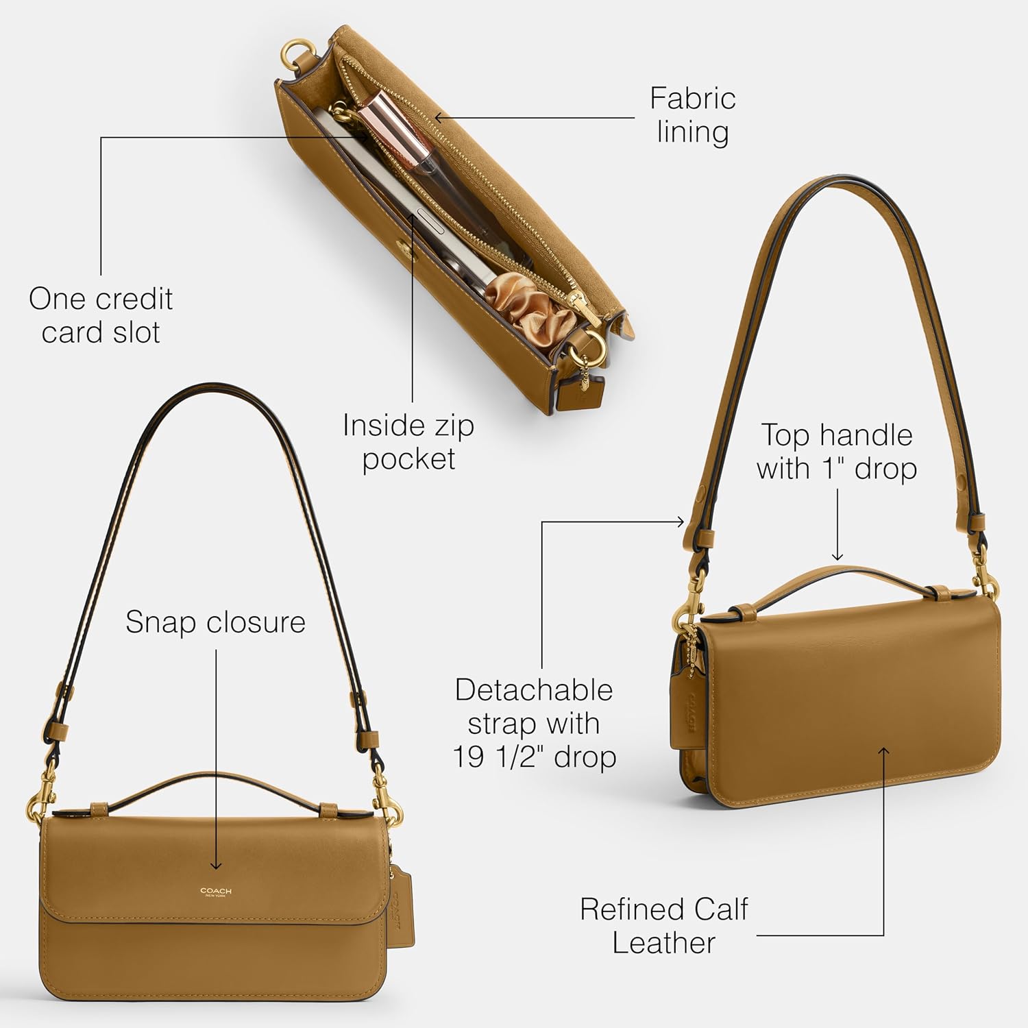COACH Elora Top Handle Crossbody Bag - Image 4