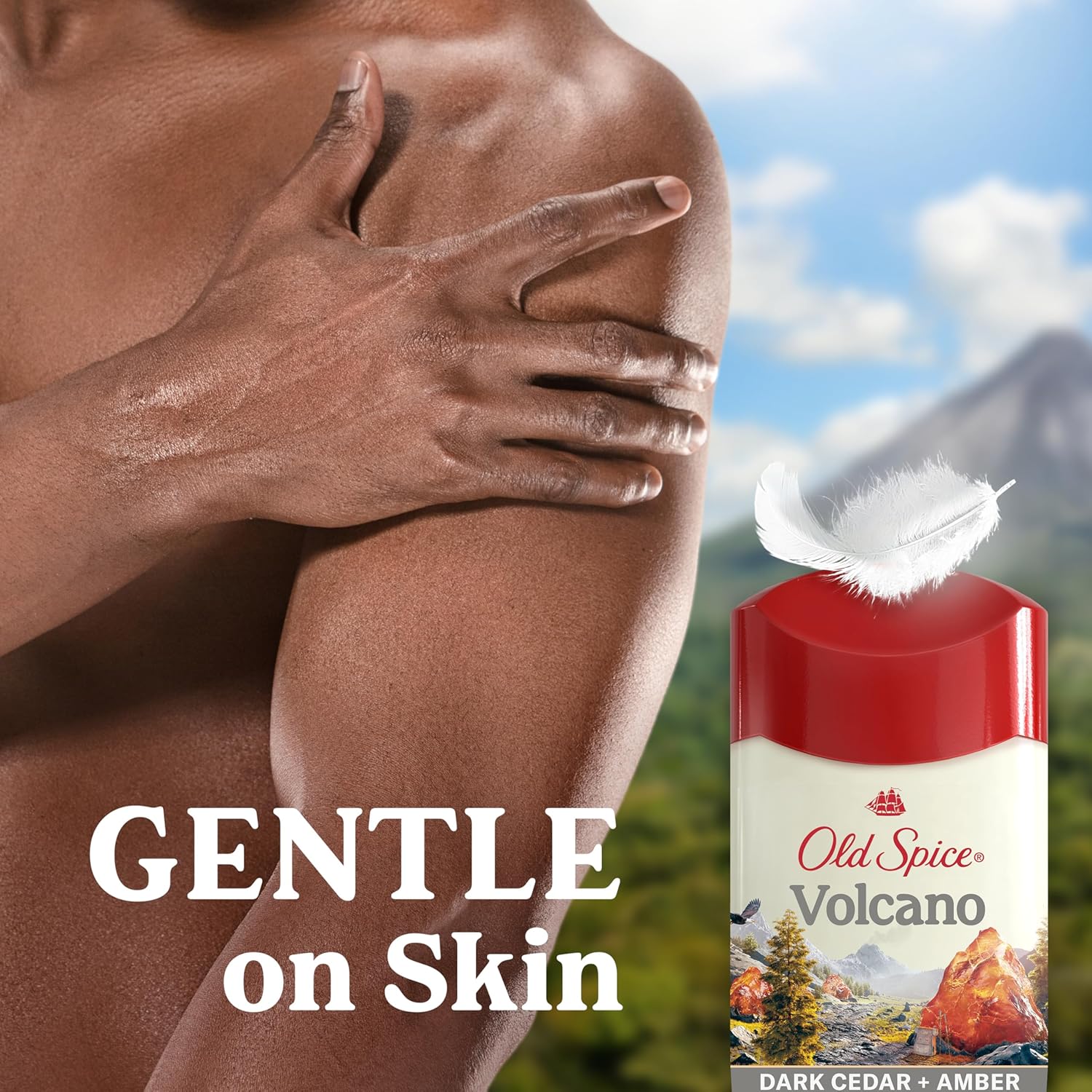 Old Spice Men's Antiperspirant & Deodorant Volcano with Charcoal, 2.6oz (Pack of 3) with Travel-Size Swagger Body Wash - Image 6