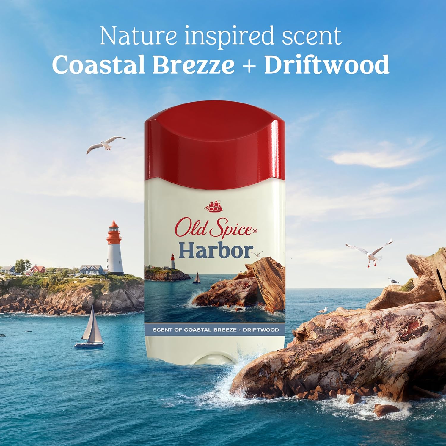 Old Spice Antiperspirant & Deodorant for Men, 24/7 Sweat & Odor Protection, 24/7 Freshness with Long Lasting Scent, Gentle on Skin, Dry Feel, Harbor with Coastal Breeze Scent, 2.6 oz (Pack of 3) - Image 8