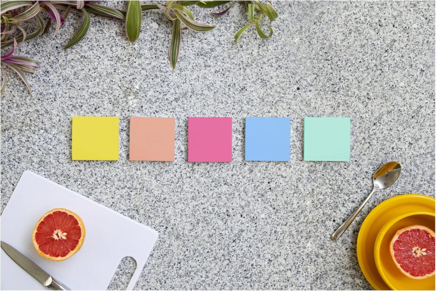 Post-it Super Sticky Notes, 5 Sticky Note Pads, 3 x 3 in., Back to School Supplies, Office Products, 2X the Sticking Power, Summer Joy Collection - Image 15