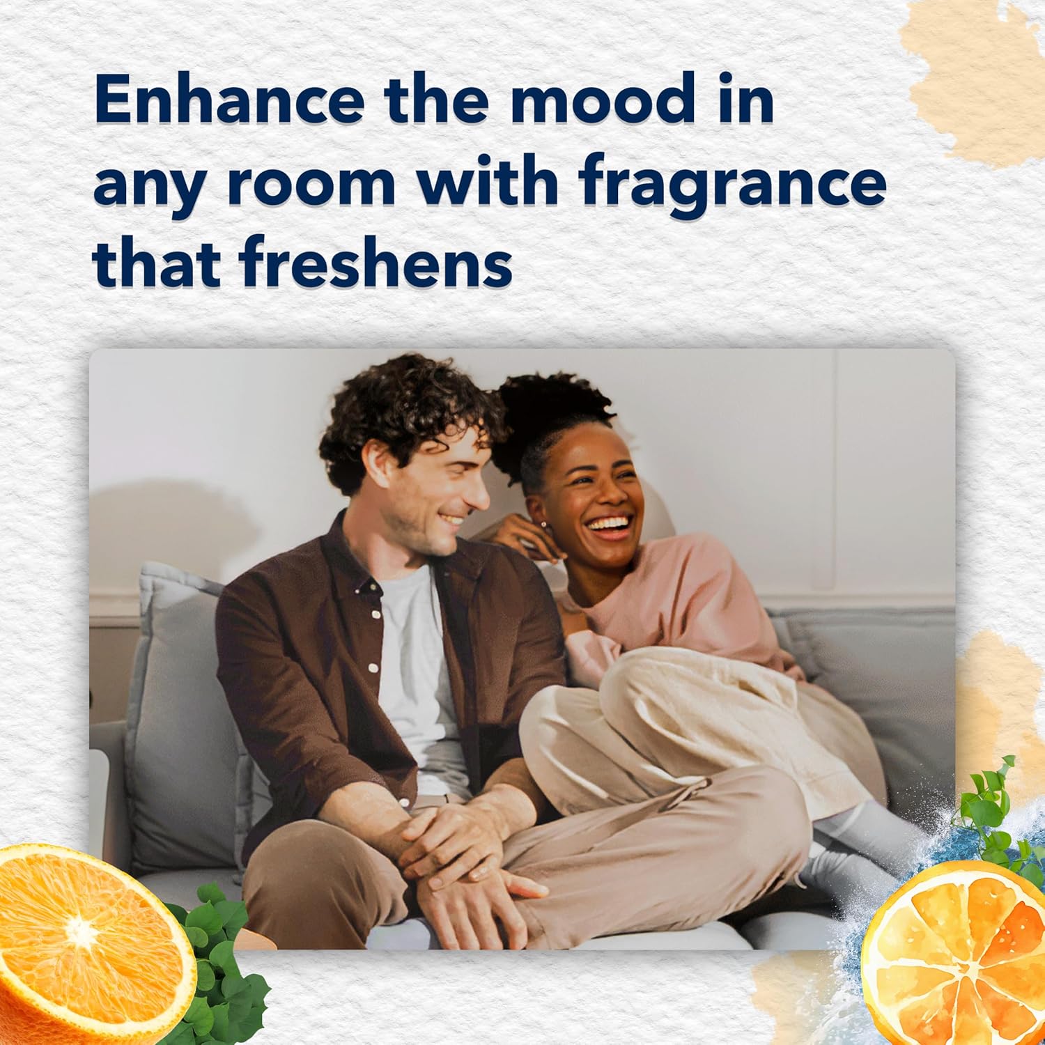 Glade PlugIns Refills Air Freshener Starter Kit, Scented Oil for Home and Bathroom, Coastal Sunshine Citrus, 0.67 Fl Oz, 1 Warmer + 1 Refill - Image 3