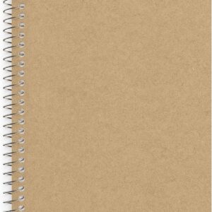 STAPLES Premium 1-Subject Notebook, 5.875″ x 9″, College Ruled, 100 Sheets, Brown