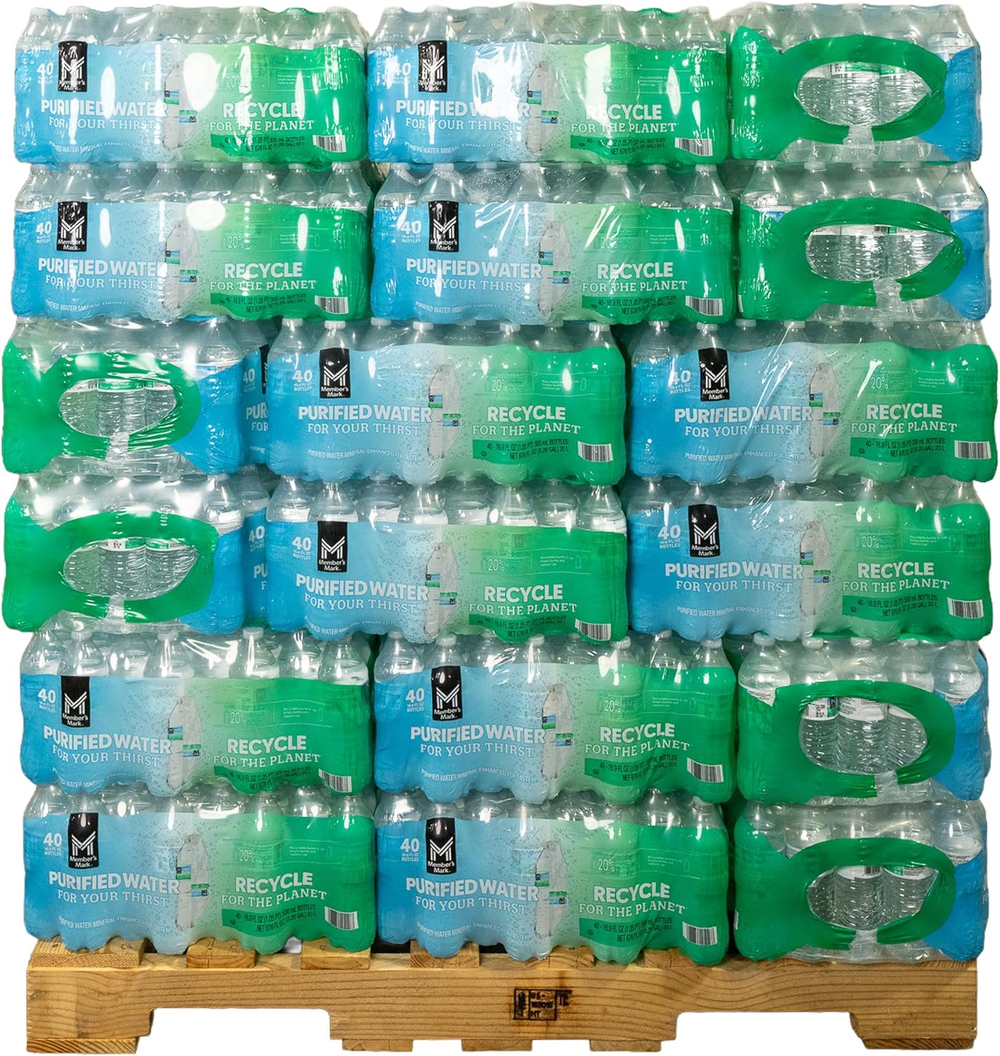 Waterpallets MM (16.9 Oz) - Pallet - 40 Bottles per Case, 48 Cases (Total 1920 Bottles) delivered by Waterpallets - Image 3