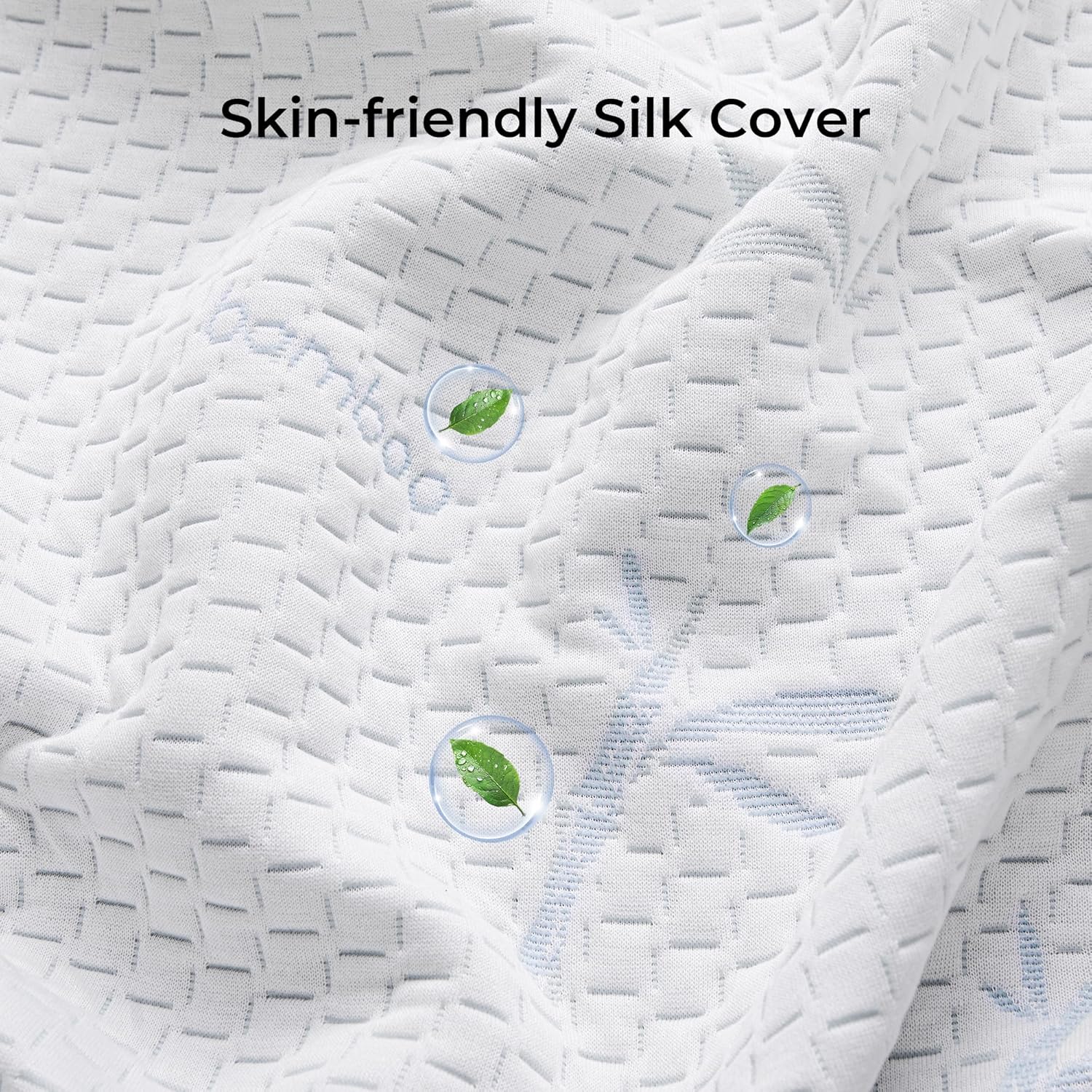 LIKIMIO 3 Inch Mattress Topper Twin XL, Cooling Gel Infused Ventilated Memory Foam Bed Topper, Firm Mattress Pad with Removable Cover, Pressure Relief & Non-Slip, Dorm/Guest, CertiPUR-US Certified - Image 4