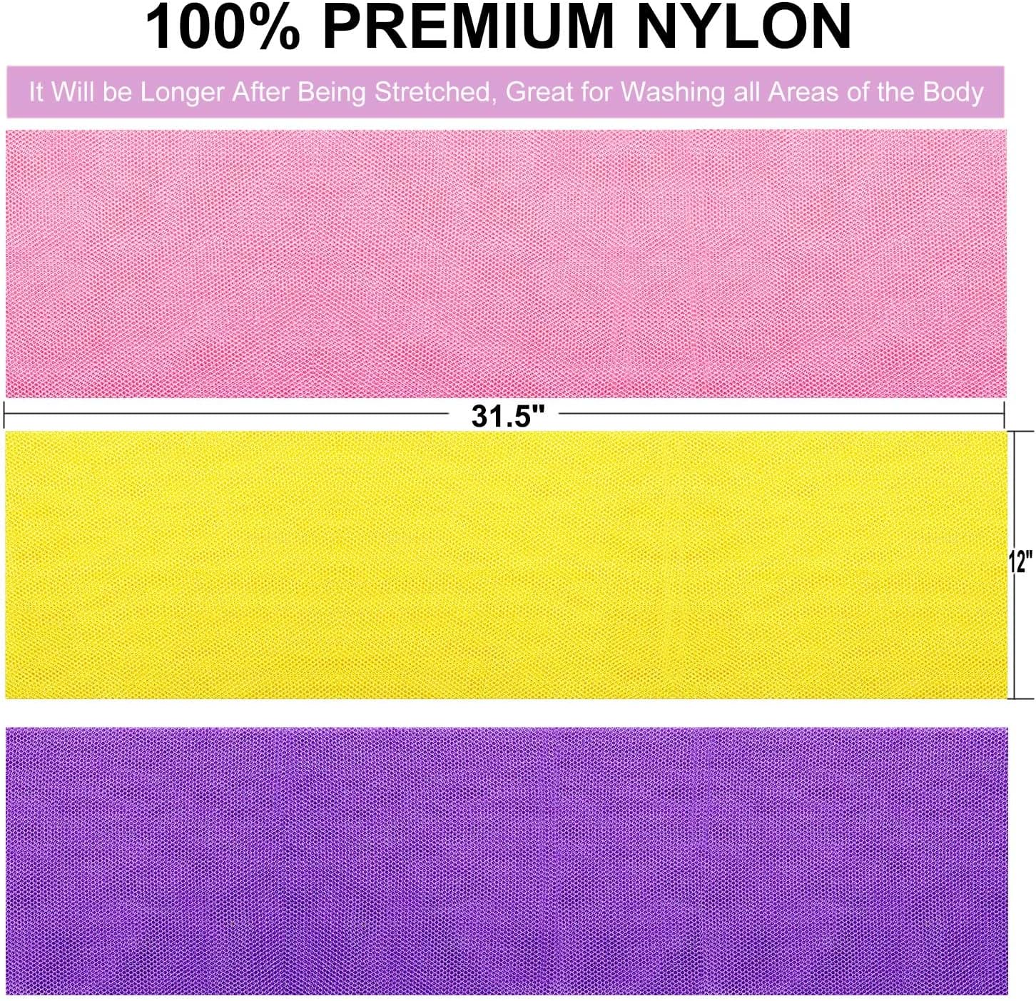 African Net Sponge African Exfoliating Net African Bath Sponge African Scrubbing Long Net Rag African Wash Net Shower Body Scrubber - Image 4