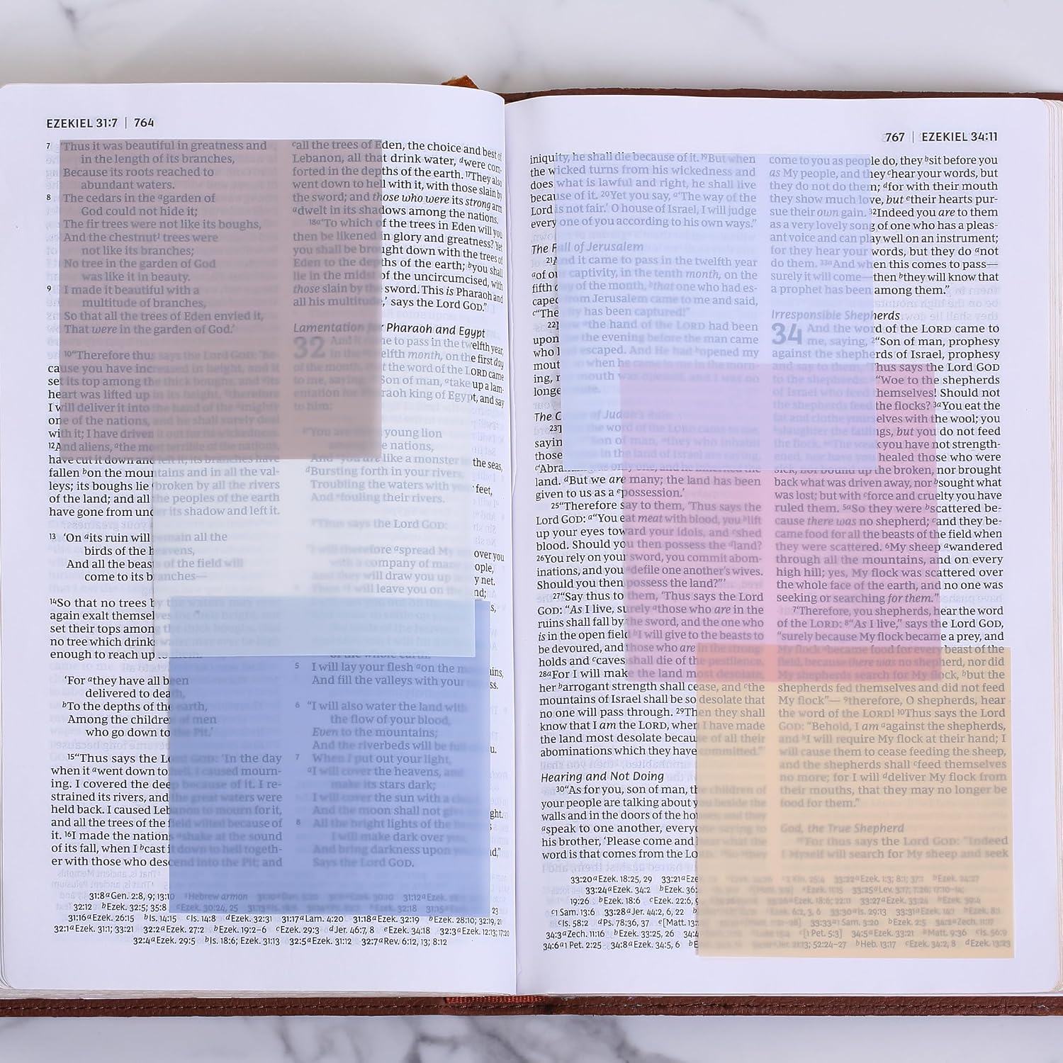 Mr. Pen- Transparent Sticky Notes, 3" x 3", 12 Pads, 600 Sheets, See Through Self-Adhesive Notes for Bible Journaling and Studying, Water-Resistant, Easy to Peel, Clean Removal - Image 8