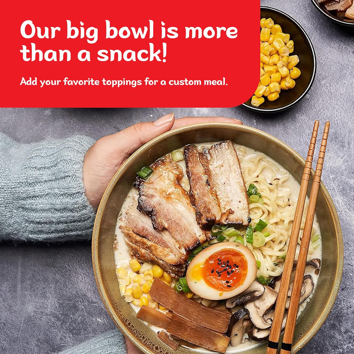 Nongshim Tonkotsu Ramen with Kuromayu Noodle Big Bowl, 3.56 Ounce (Pack Of 6) - Image 6