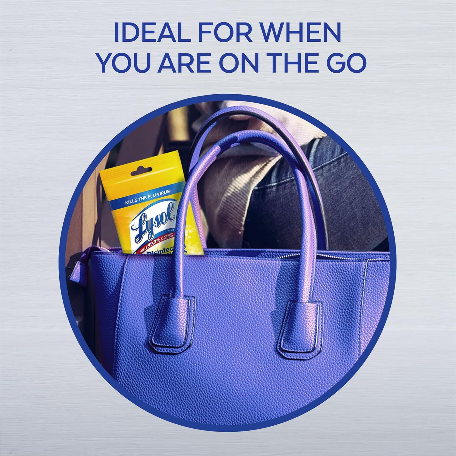 LYSOL Disinfecting Wipes - Lemon & Lime Blossom To-Go Flatpack 15 ct. (Pack of 4) - Image 4