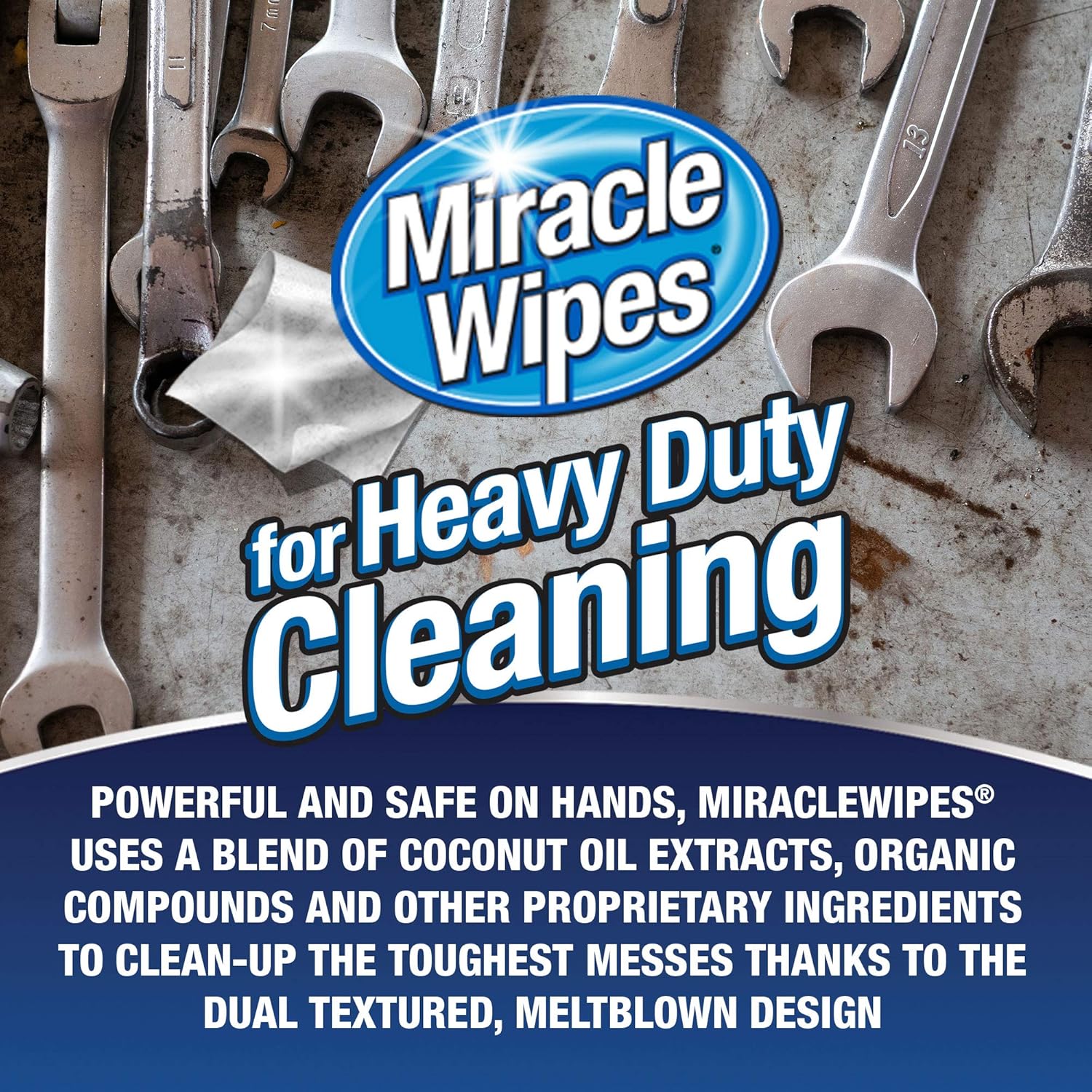 MiracleWipes for Heavy Duty Cleaning (90 Count) - All Purpose Cleaner, Kitchens, Bathrooms, Countertops, Hands, Indoors, Outdoors - Removes Grease, Grime, Crayon, Dirt & More - Image 6