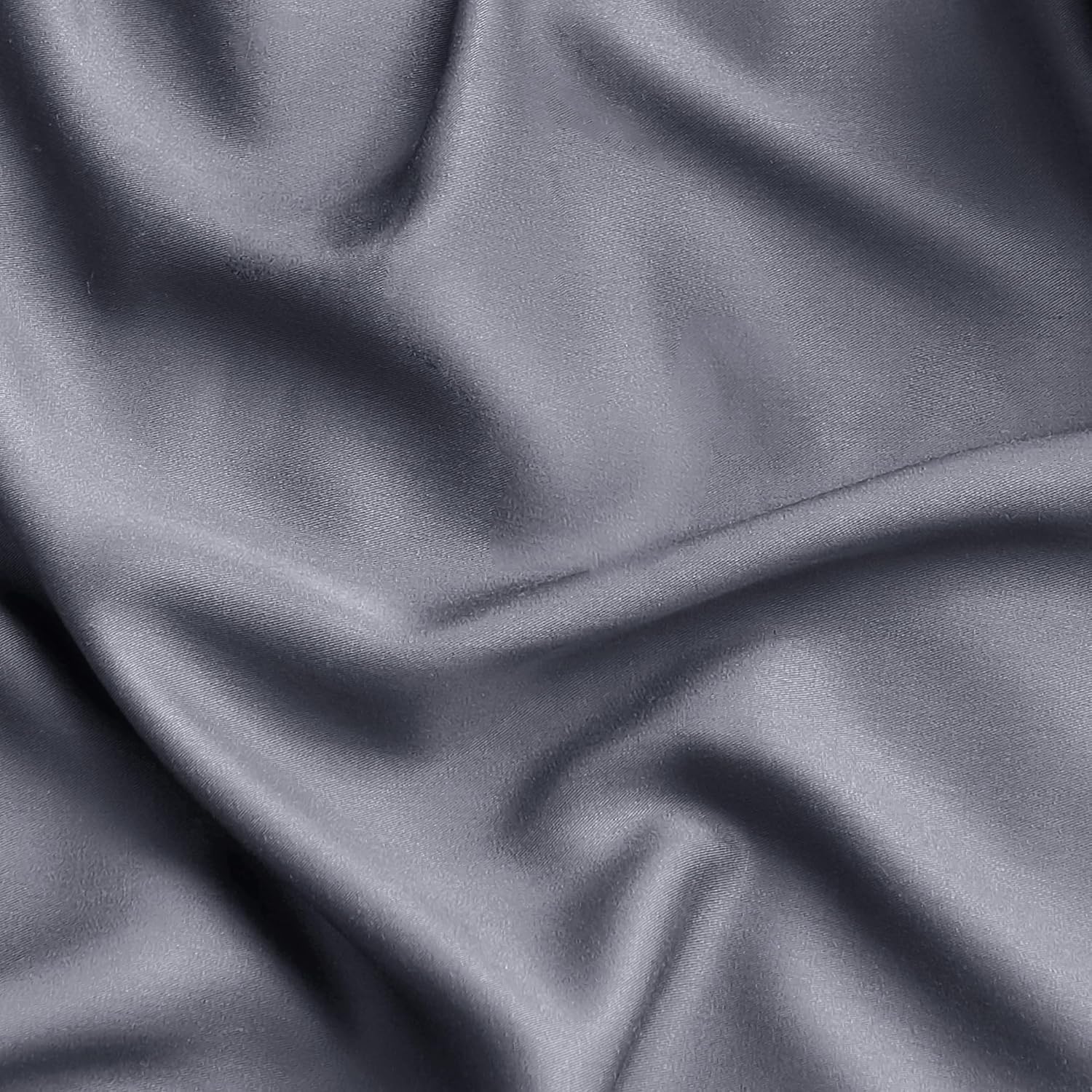 Bedsure Queen Sheet Set, Cooling Sheets for Queen Size Bed Set, Rayon Derived from Bamboo, PureWoven, Breathable & Soft, Deep Pocket Up to 16", Hotel Luxury Silky Bedding for Hot Sleepers, Dark Grey - Image 9